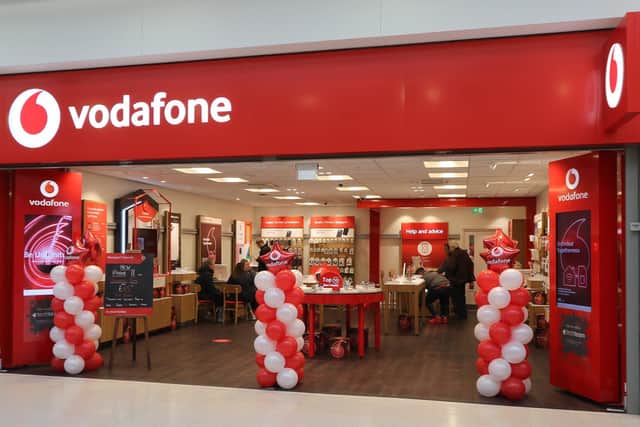 The new Vodafone shop at The Springs