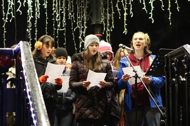 Carols on the bandstand