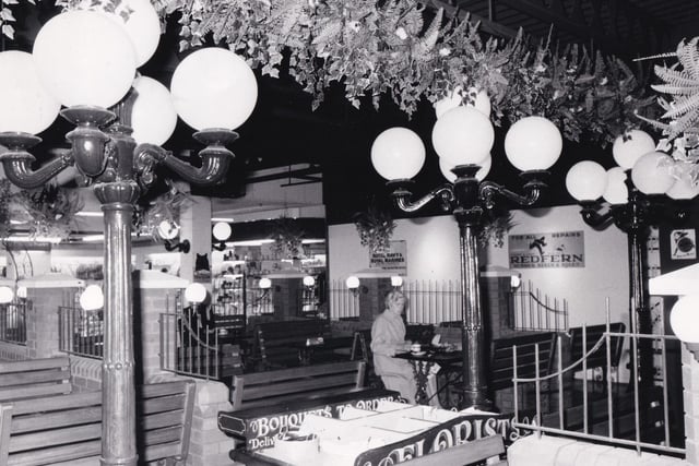 Did you enjoy a bite to eat here back in the day? September 1984 and the Albion Street store unveiled a new dining area designed to look like a park.