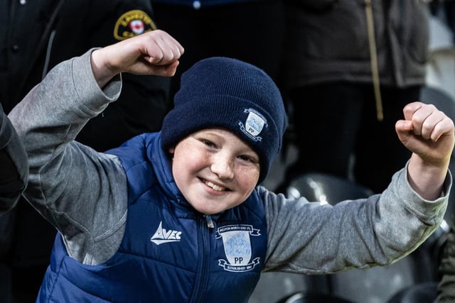 This young Preston supporter enjoyed his day out at Hull
