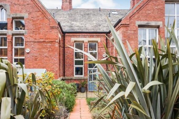 Julie Wilson, Local Property Expert for Purplebricks said, "The property, which is in a converted school, is a good buy as it is a spacious terrace with a large lounge, kitchen diner, utility rooms, and three good size bedrooms including a master bedroom with en-suite."