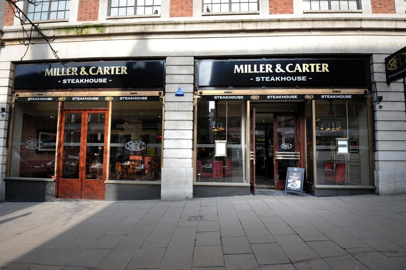One reviewer said: "First time visiting Miller & Carter and we were not disappointed. Had the most gorgeous steaks and the beef dripping sauce was something else"
