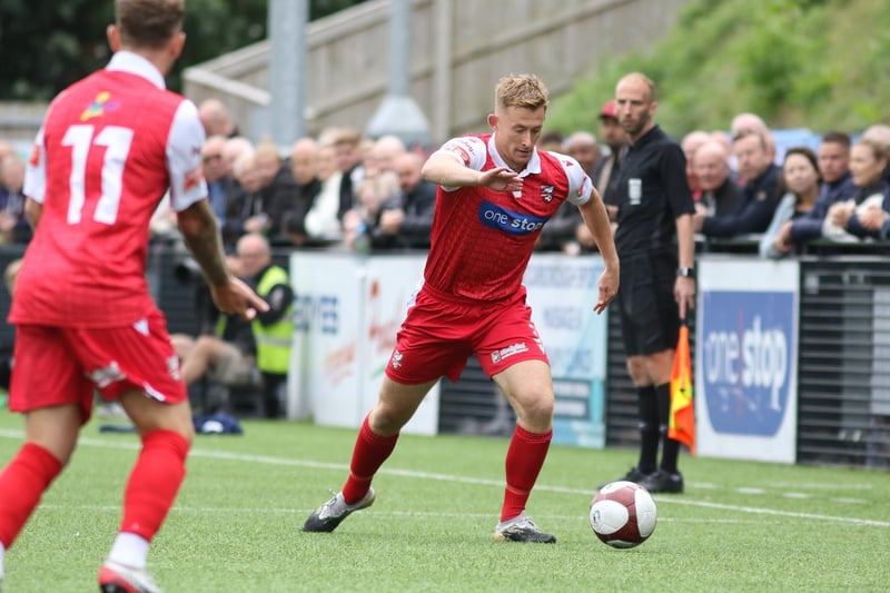 Ash Jackson on the ball for Boro in the first half

Photo by Morgan Exley