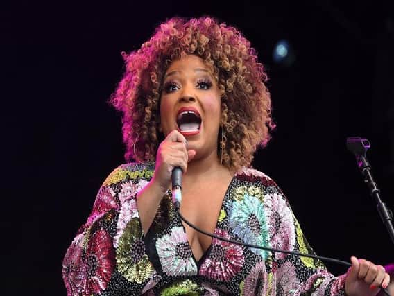 Broadway and West End star Marisha Wallace wowed the crowd with stunning vocals with her warm up act.