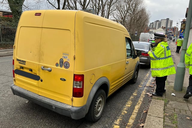 This Transit van was fully insured and taxed — but its MoT ran out in August 2021