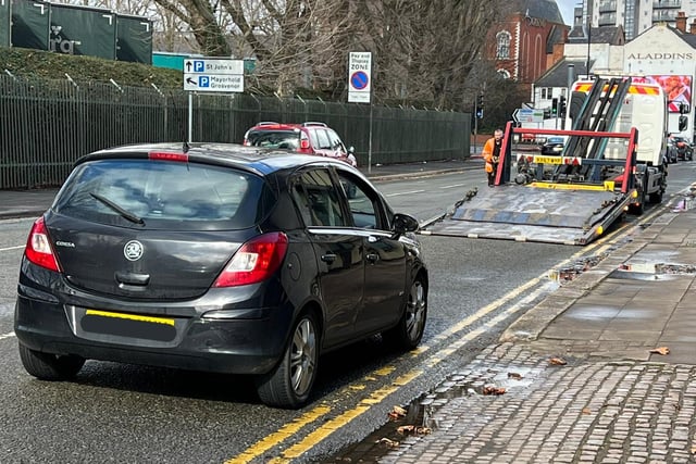The driver of this Corsa had to walk home after police found they didn't have a valid licence
