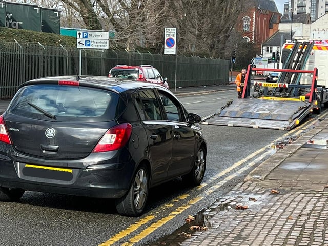 The driver of this Corsa had to walk home after police found they didn't have a valid licence