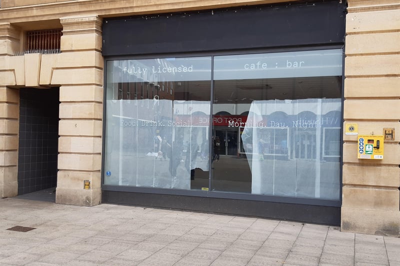 The vacant former Lightbox cafe premises where Grizzlers is set to open