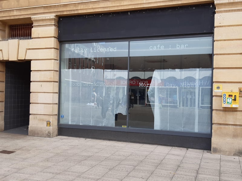 The vacant former Lightbox cafe premises where Grizzlers is set to open