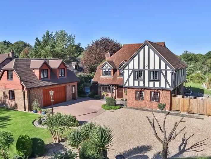 The property in Old Brighton Road North is on the edge of Pease Pottage village. Photo: Zoopla