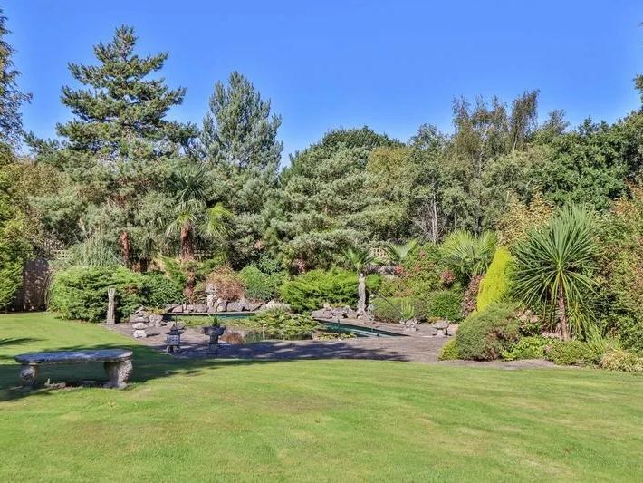 The gardens looking towards the pond. Photo: Zoopla