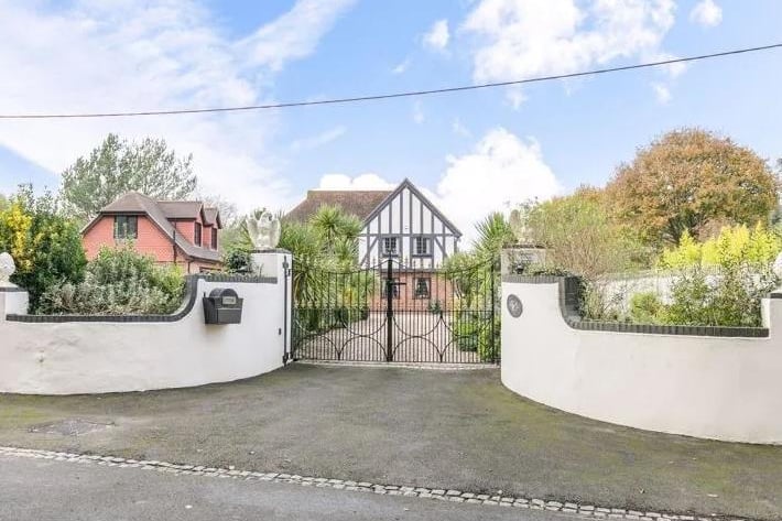 The gated entrance to the property. Photo: Zoopla