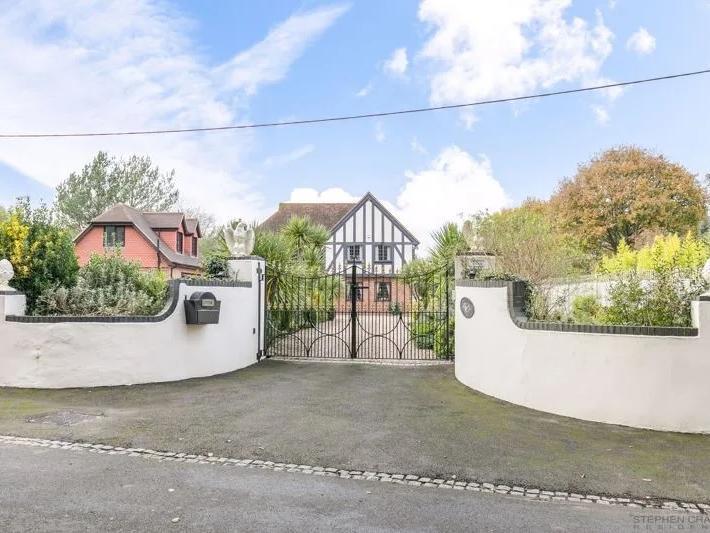 The gated entrance to the property. Photo: Zoopla