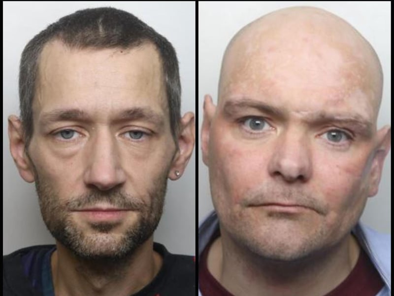 Burglars Ricky Scarley and Lee Sherlock tried to sell a stolen Mini for £100 after pinching plates from a similar vehicle in a Northampton supermarket car park. The pair took the Mini's keys, gadgets, a wallet and a guitar during a Colwyn Road break-in. They were jailed for total of eight years and two months after pleading guilty at Northampton Crown Court.
