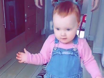 Francesca McBrearty: "See my baby take her first steps. Something I thought I would miss whilst working."