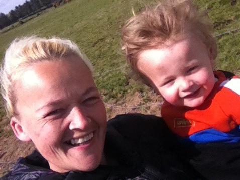 Megan McDaid: "Day at the horses with the kiddies".