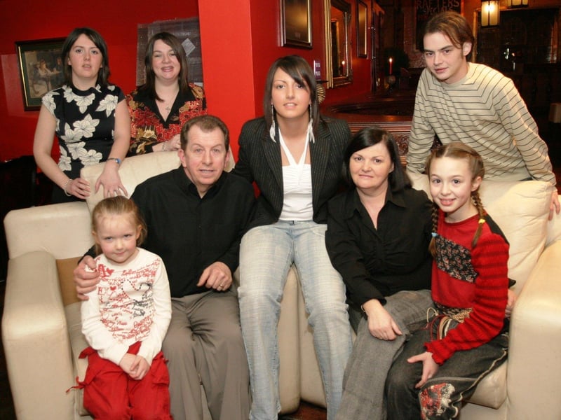 Kellie O'Kane enjoying her big day with family.