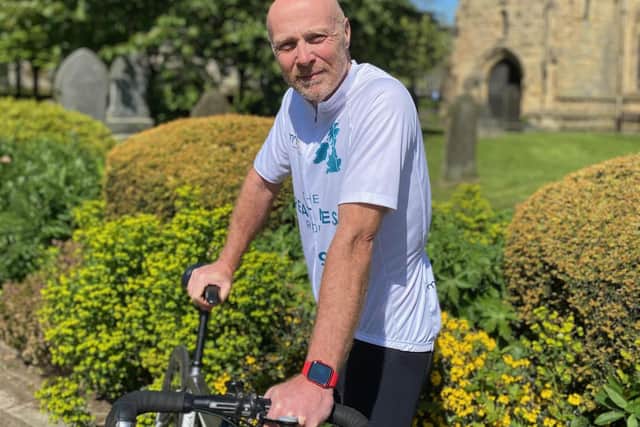 Pete Hawkins, from Tideswell, Peak District took up cycling six years ago after his knee told him he couldn’t run again.