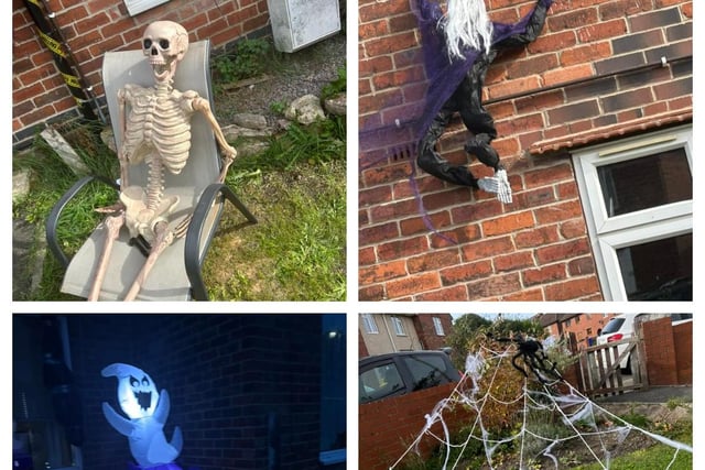 Jemma Clifford Taylor has gone to town with a fantastic array of spooky surprises at her house.