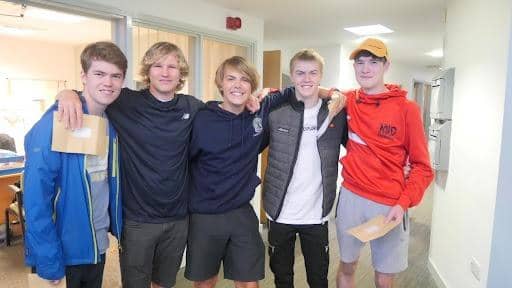 Students at Lady Manners School celebrate their GCSE results