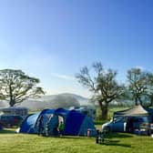 The camp site at Upper Hurst farm has been named the regional runner up in national industry awards. Pic campsites.co.uk