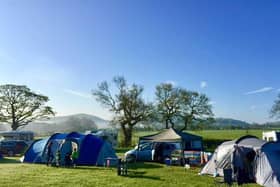 The camp site at Upper Hurst farm has been named the regional runner up in national industry awards. Pic campsites.co.uk