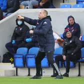 Buxton manager Steve Cunningham feels his side can test Morecambe if things go their way. Pic: Richard Parkes