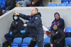 Buxton manager Steve Cunningham feels his side can test Morecambe if things go their way. Pic: Richard Parkes