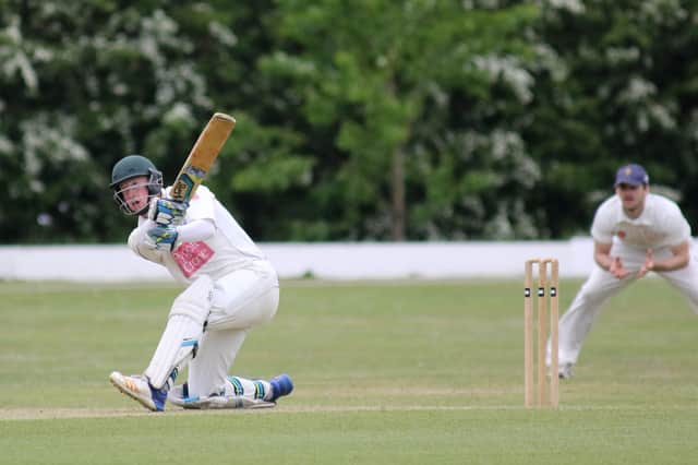 Matt Whitehouse struck a brilliant 78 not out from 52 balls in Buxton's defeat.