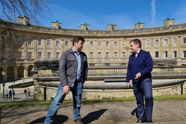 Secretary of State for Housing, Communities and Local Government MP Robert Jenrick visited Buxton and met with MP Robert Largan to discuss plans for the future of the town