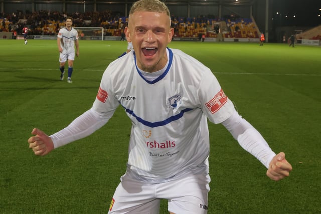 Lindon Meikle enjoys the win.
