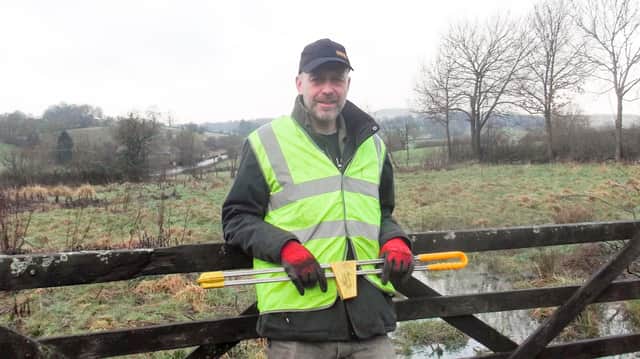 Lee Spensley has seized more than 250kg of litter from the Peak District National Park over the past year.