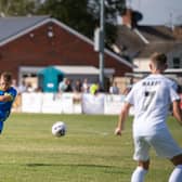 Buxton defend a Peterborough effort. Picture by James Richardson Photography.