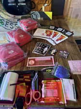 The Bleed Control Kits are stocked with a range of items designed to help control a catastrophic bleed, including a trauma dressing, gauze dressing, chest seal, tourniquet, gloves, and scissors.