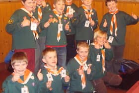 Youngsters from the 3rd Buxton Cub Pack recently took part in a Secret Agent themed camp. Photo contributed.