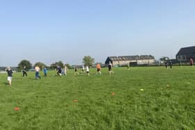 The cops v kids football match in Fairfield. Photo submitted