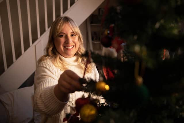 Stephanie says her life was saved by a call to the Samaritans after a Christmas crisis in 2015. (Photo: ©Abbie Trayler-Smith)
