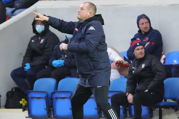 Buxton manager Steve Cunningham says the club are living the non-league dream. Pic by : Richard Parkes