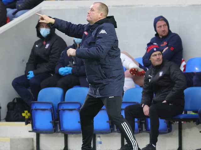 Buxton manager Steve Cunningham says the club are living the non-league dream. Pic by : Richard Parkes