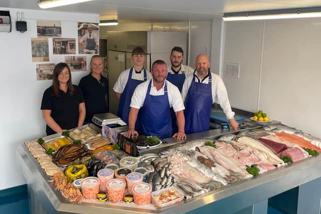 The team at R G Morris & Son Ltd are opening a new fish counter next week. Pic submitted