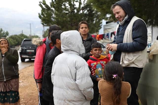 Charles Lawley has just returned from a five-week aid mission to help Syrian refugees