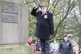 Bob Nicol is starting a new tradition of graveside remembrance at Buxton cemetery. Photo Jason Chadwick