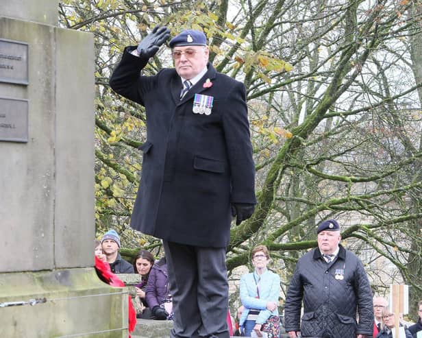 Bob Nicol is starting a new tradition of graveside remembrance at Buxton cemetery. Photo Jason Chadwick