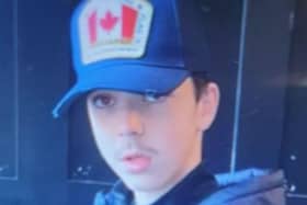Oscar, 13, has very dark, almost black hair, he also has a very dark moustache. He was wearing a big black coat with a fur hood, black baseball cap and blue trainers. It’s believed Oscar could have travelled to the Glossop area from Buxton.