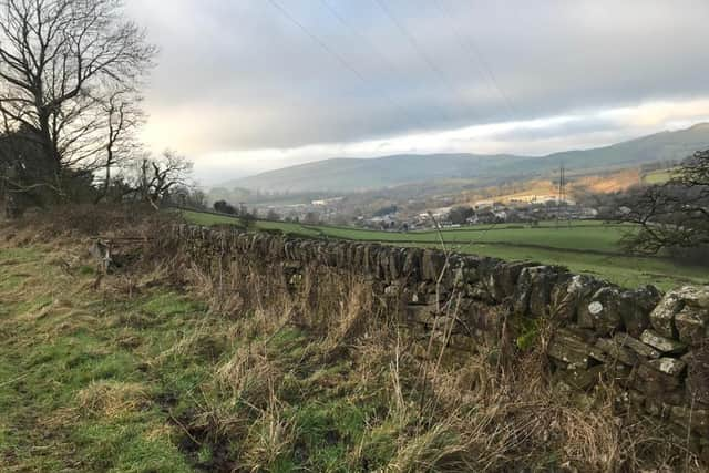 Views from the tramway at Barmoor Clough towards Chapel