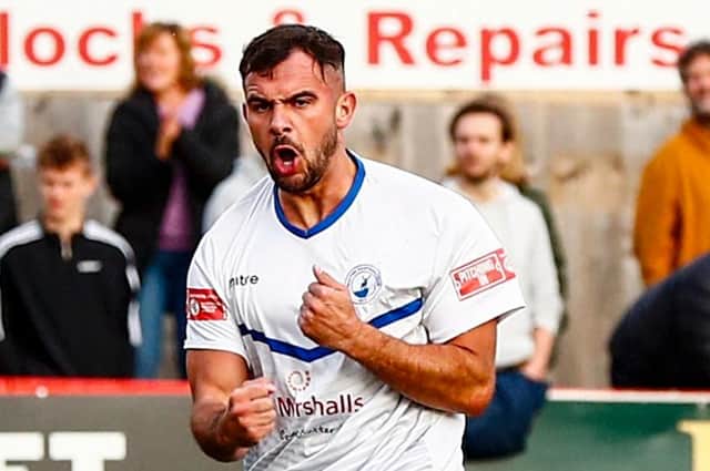 Two-goal FA Cup hero Diego De Girolamo.