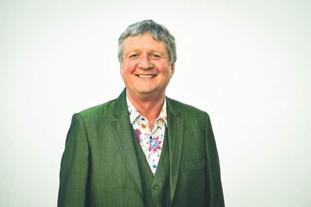 Glenn Tilbrook performs in the Devil's Arse cavern, Castleton, on March 19. 2022.