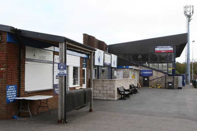 The Silverlands, home of Buxton FC will be having a new building for the shop, canteen and directors lounge