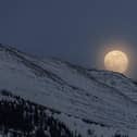 The moon will be visible on Sunday night.