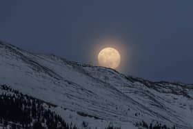 The moon will be visible on Sunday night.